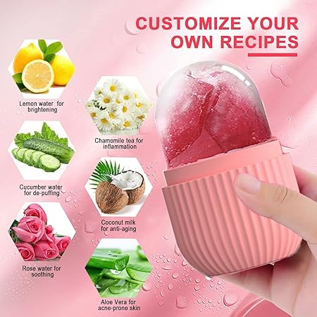 Reusable Facial Ice Roller For Face | Enhance Skin Glow Shrink &tighten