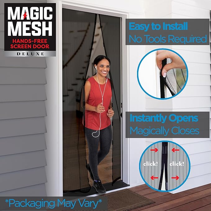 Magic Mesh Hands Free Magnetic Screen Door