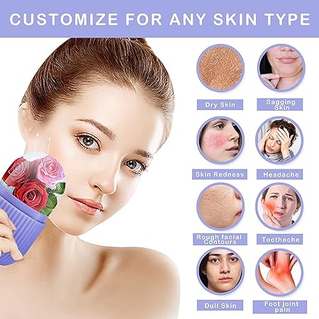 Reusable Facial Ice Roller For Face | Enhance Skin Glow Shrink &tighten